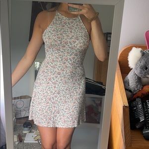 Floral mini dress from Garage backless